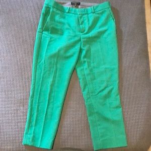 Barely worn green Banana Republic Hampton 10P trousers